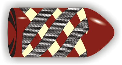 Crimson Wire Brush Pig